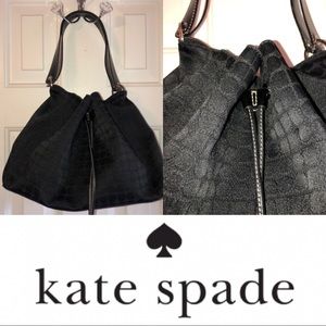 Small Black Bucket Handbag